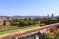 September 29 2022 - Pretoria, South Africa: View over Pretoria city from the Union Buildings near the Nelson Mandela Monument