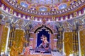 01 September 2022, Pune, Maharashtra, India, Beautiful idol of Lord Ganesh installed by Bhausaheb Rangari Ganpati during Ganesh
