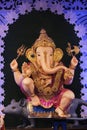 02 September 2022, Pune, Maharashtra, India, Beautiful idol of Lord Ganesh installed by Guruji Talim Ganpati during Ganesh