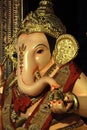 22 September 2023, Pune, Maharashtra, India, Beautiful idol of Lord Ganesh installed by Guruji Talim Ganpati during Ganesh