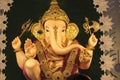 01 September 2022, Pune, Maharashtra, India, Beautiful idol of Lord Ganesh installed by Guruji Talim Ganpati during Ganesh