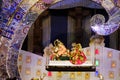 01 September 2022, Pune, Maharashtra, India, Ganpati. Ganesha. The famous idol of Shree Sharda Ganapati during Ganpati festival