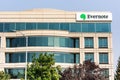 September 15, 2020 Redwood City / CA / USA - Evernote Corporation headquarters in Silicon Valley; Evernote is an app designed for