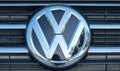 ROMANIA-SEPTEMBER 2 2017:Volkswagen logo on September 2 2017 in ROMANIA. Volkswagen is a German automobile manufacturer headquarte