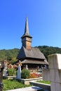 September 8 2021 - Rozavlea, Romania: traditional church of northern Romania