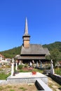 September 8 2021 - Rozavlea, Romania: traditional church of northern Romania