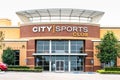 September 8, 2020 San Jose / CA / USA - City Sports Club fitness center in South San Francisco Bay Area, temporarily closed during