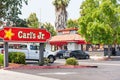 September 2, 2020 Santa Clara / CA / USA - Carl`s Jr. location in San Francisco Bay Area; Carl`s Jr. Restaurants LLC is an