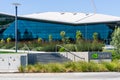 September 9, 2019 Santa Clara / CA / USA - Entrance to Nvidia Endeavor office building at the Company`s corporate Headquarters in