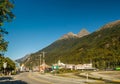 September 15, 2018 - Skagway, AK: Northeast view of town from south end of Braodway Street.