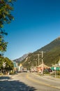 September 15, 2018 - Skagway, AK: Northeast view of town from south end of Braodway Street.