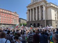 [02 September 2020, SOFIA, Bulgaria] Anti-corruption protests in front of the National Assembly building