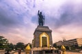 September 25, 2014: Statue of Chao Fa Ngum, Vientiane, Laos Royalty Free Stock Photo