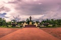 September 20, 2014: Statue of president Souphanouvong in Luang P