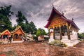 September 21, 2014: Temples in Ban Xang Hai, Laos Royalty Free Stock Photo