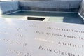 September 11th memorial in lower Manhattan, NYC Royalty Free Stock Photo