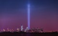 September 11th Tribute In Light Royalty Free Stock Photo