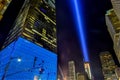 September 11th Tribute in light - New York City.