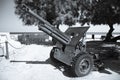 Italian anti-tank gun, from the second world war