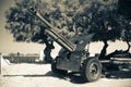 Italian anti-tank gun, from the second world war