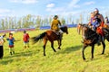 September, 16 2017, Tula, Russia - The International Military and Historical Festival `Kulikovo Field`: viewers and participants.