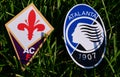 Emblems of European football clubs Royalty Free Stock Photo