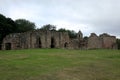 23 September 2021: View of Spofforth Castle in Spofforth, North Yorkshire, England