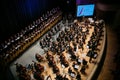 The Symphony Orchestra and the choir perform classical works