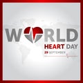 29 september world heart day concept design vector illujstration