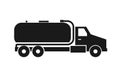 Septic tank truck icon. Royalty Free Stock Photo