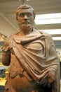 Septimius Severus marble statue at the British Museum in London, England