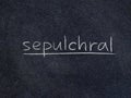 Sepulchral