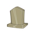 Sepulchral monument icon, cartoon style