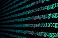 Sequencing the genome. Royalty Free Stock Photo