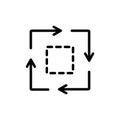 Sequential process icon