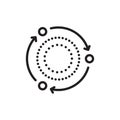 Sequential process icon