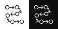 Sequential process icon