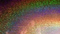 Sequin background. Silver square sequins shimmering in the sun. Reflecting colors of the rainbow including blue, gray, silver, Royalty Free Stock Photo