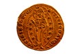 Sequin - Zecchino - A Gold coin of Venice Royalty Free Stock Photo