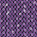 Sequins seamless pattern. Abstract background with lilac color. Texture scales of round sequins with color transition. Vector Royalty Free Stock Photo