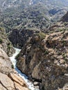 Kings River Gorge in Kings Canyon National Park California Royalty Free Stock Photo