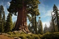 Sequoia (Sequoiadendron giganteum) - United States (Generative AI)