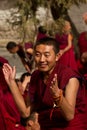 Sera Monastery Debating Monk claps, Lhasa Tibet