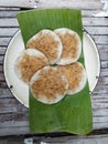 Serabi Indonesian traditional market snack