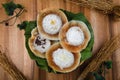 Serabi Solo is Pancake a snack food from indonesia Royalty Free Stock Photo