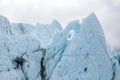 Serac with an ice arch on the Matanuska Glacier in Alaska Royalty Free Stock Photo