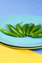 Serano Peppers Royalty Free Stock Photo