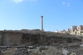 Serapeum and Pompey`s Pillar and the sphinx.