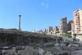 Serapeum and Pompey`s Pillar and the sphinx.