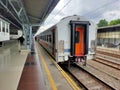 Serayu train at Pasar Senen station